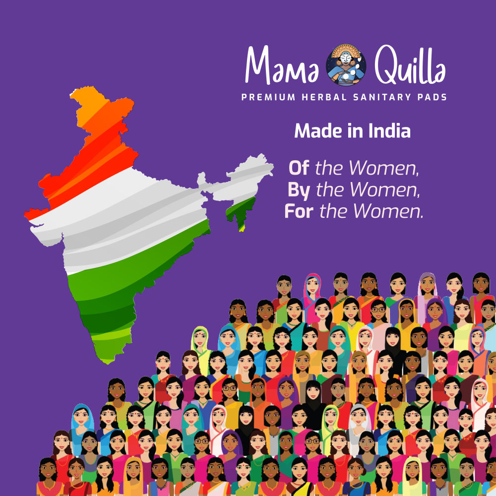 mama quilla sanitary pads brands in india